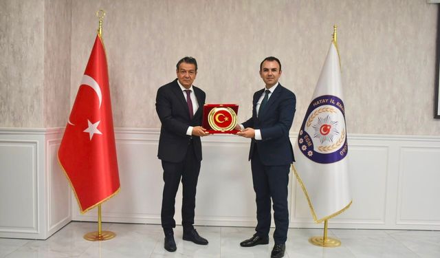 Hatay Emniyeti’nden Vali Yardımcısı Topaloğlu ve Başsavcı Avcı’ya Veda