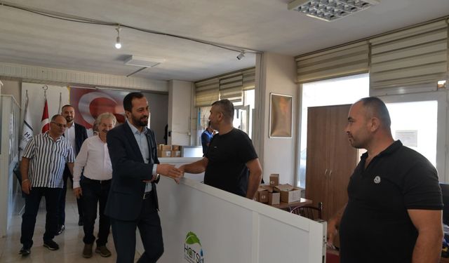 Başkan Yalçın’dan Esnaf Ziyareti