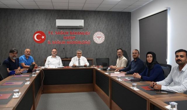 Hassa Devlet Hastanesi Değerlendirme ve Koordinasyon Toplantısı Gerçekleştirildi