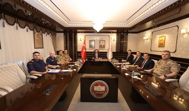 İl Asayiş ve Güvenlik Toplantısı Gerçekleştirildi
