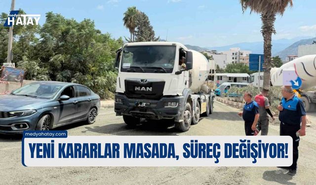 Samandağ’da Çevreyi Betona Bulayan Sürücüye Ağır Fatura!