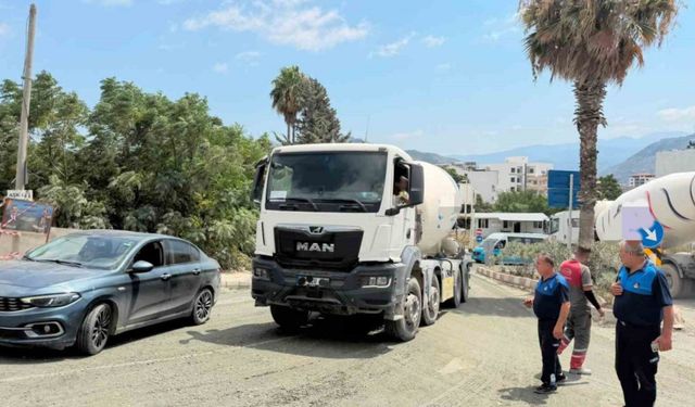 Samandağ’da Çevreyi Betona Bulayan Sürücüye Ağır Fatura!
