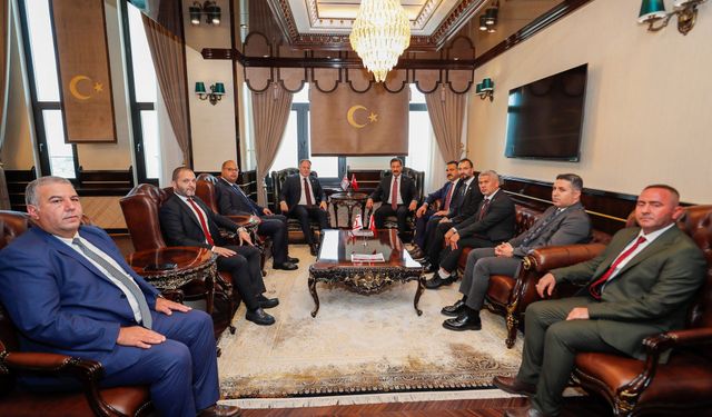 KKTC Cumhuriyet Meclisi Başkanı'ndan Vali Masatlı'ya Ziyaret
