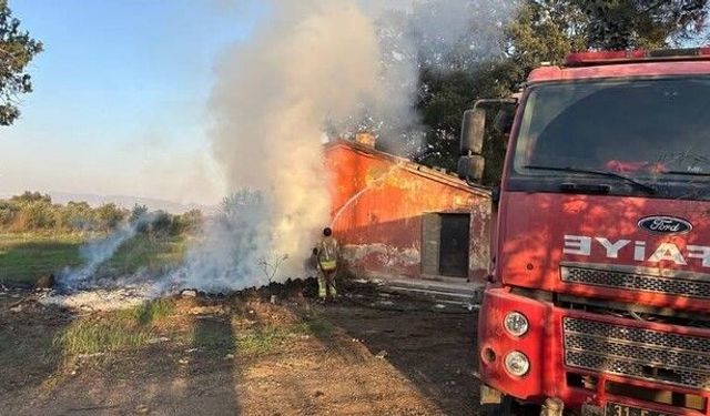 HATAY'IN KIRIKHAN İLÇESİNDE YANGIN!