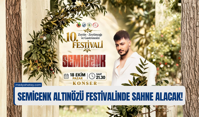 Semicenk Altınözü Festivalinde Sahne Alacak