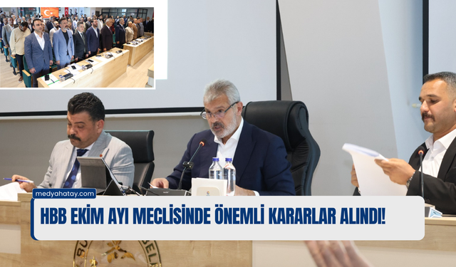 HBB Ekim Ayı Meclisinde Önemli Kararlar Alındı