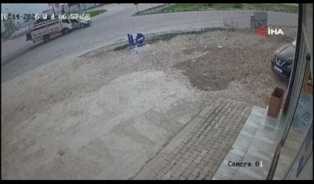 ANTAKYA TRAFİK KAZASI KAMERALARA YANSIDI