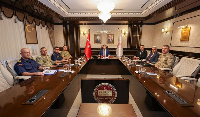 Vali Masatlı Başkanlığında Asayiş ve Güvenlik Toplantısı