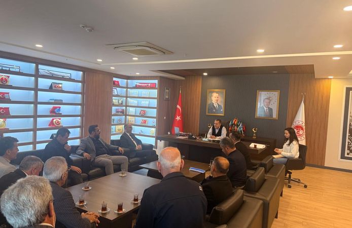 Amanoslu Muhtarlardan Antakya Kaymakamlığı’na Ziyaret