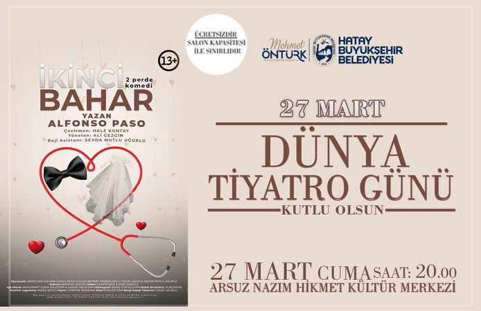 HBB’den Dünya Tiyatro Günü’nde “İkinci Bahar”