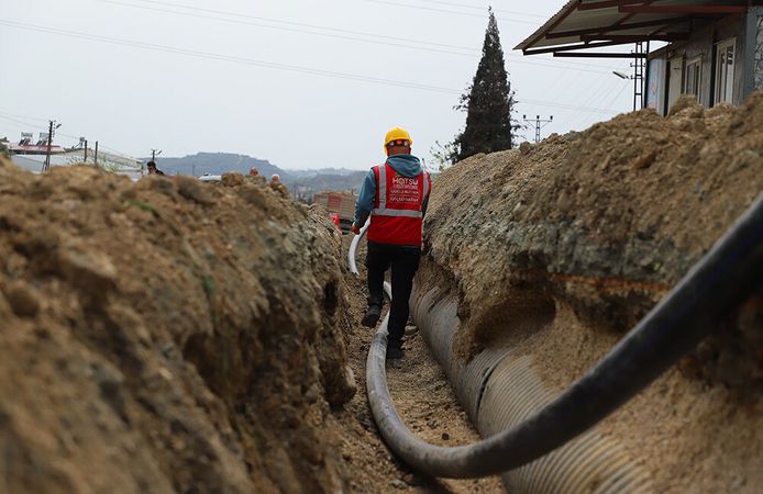 Samandağ’da İçme Suyu Projesinde Yüzde 88 Tamamlandı