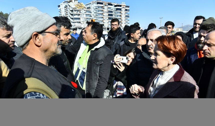 İYİ Parti Genel Başkanı Akşener, depremlerden etkilenen Gaziantep ve Osmaniye'de ziyaretlerde bulundu: