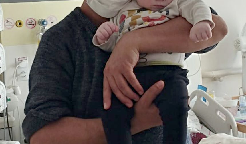 9 aylık bebek, ağabeyinden nakledilen ilikle sağlığına kavuştu