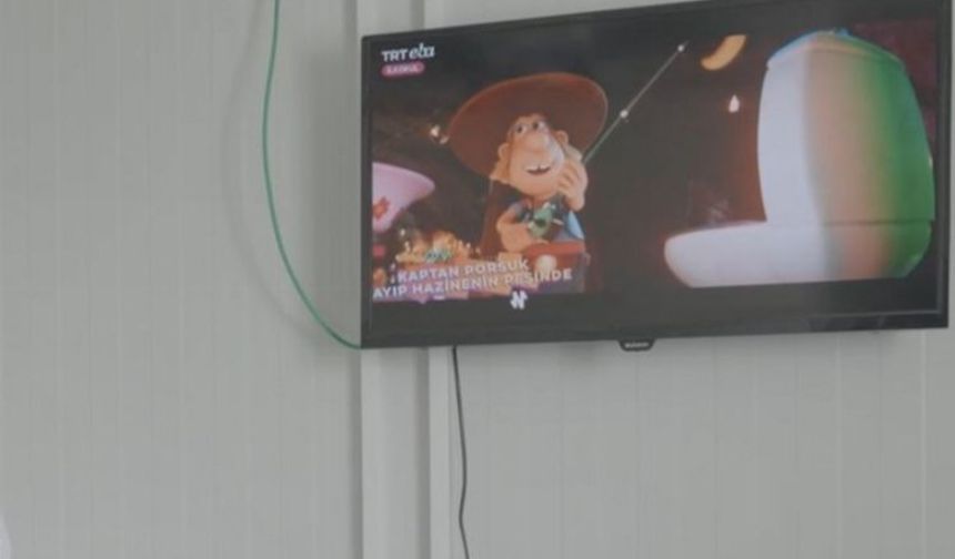 Afet bölgesinde 15 bin TV kuruldu