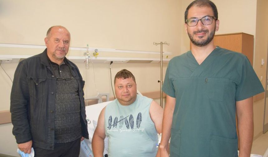 Düzce'de sağlık sorunları yaşayan hasta 6 ayda 56 kilo verdi