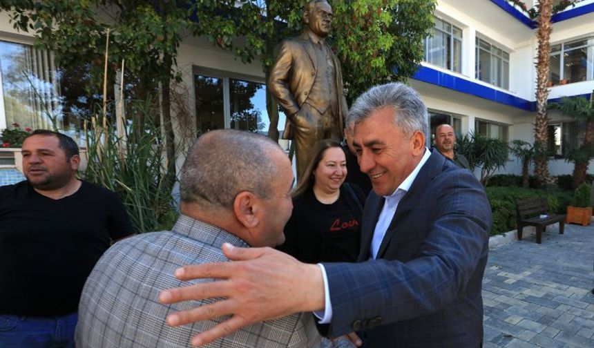 EYT’li çalışanlardan Güzelbahçe Belediyesi’ne veda