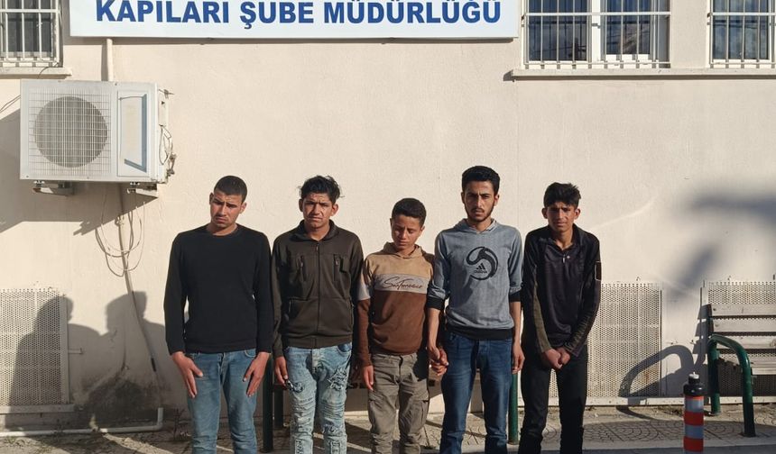 Hatay'da 6 düzensiz göçmen yakalandı