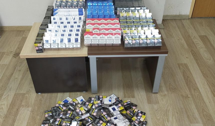 Hatay'da 1040 paket kaçak sigara ele geçirildi