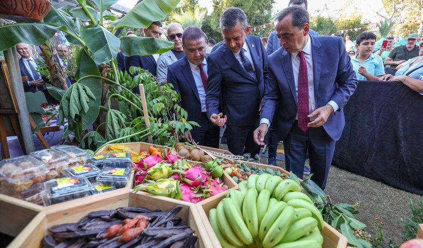 CHP Genel Başkanı Özel, Gazipaşa Çekirdeksiz Nar ve Tropikal Meyve Festivali'nde konuştu: