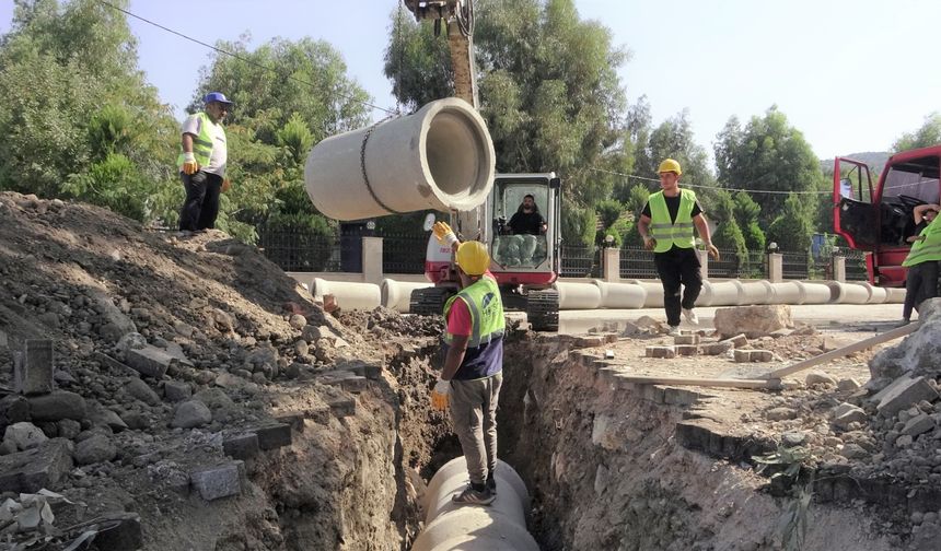 ANTAKYA MAŞUKLU MAHALLESİ’NDE ALTYAPI ÇALIŞMALARI DEVAM EDİYOR