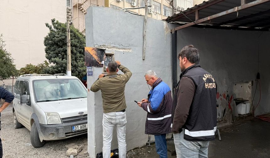 İskenderun'da otopark ve oto yıkamacılar denetlendi