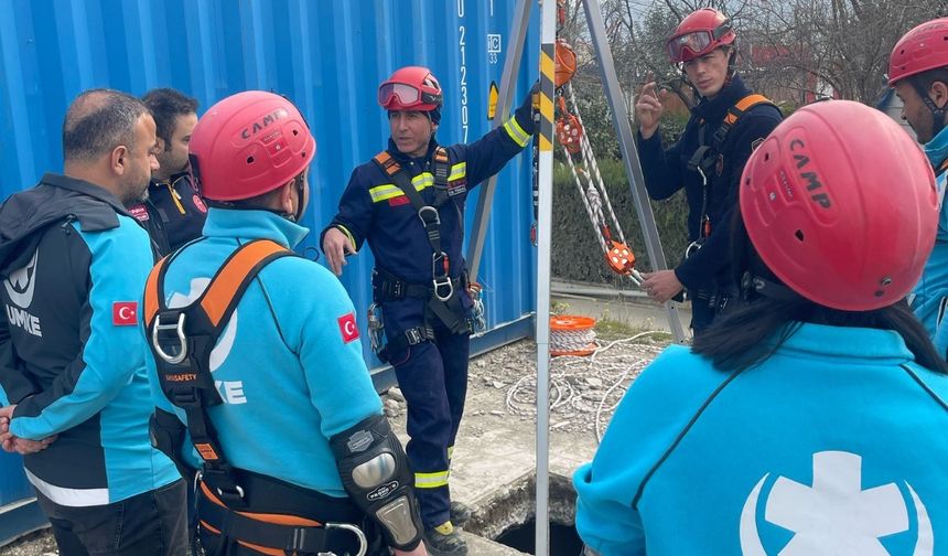 HBB İtfaiyesi ve UMKE'den Ortak Arama-Kurtarma Eğitimi