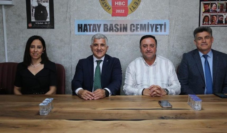 SGK Haftası’nda Hatay Basın Cemiyeti’ne Ziyaret