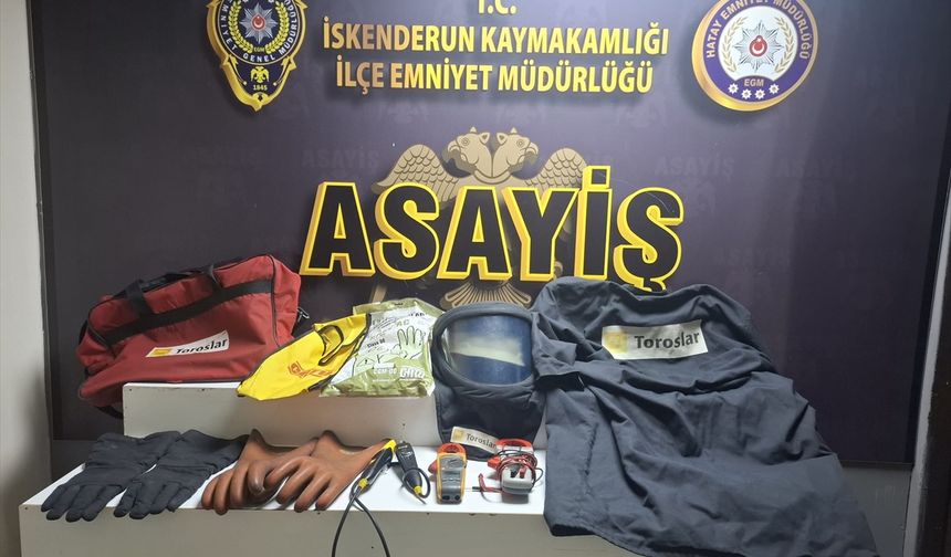 İskenderun'da hırsızlık şüphelisi yakalandı