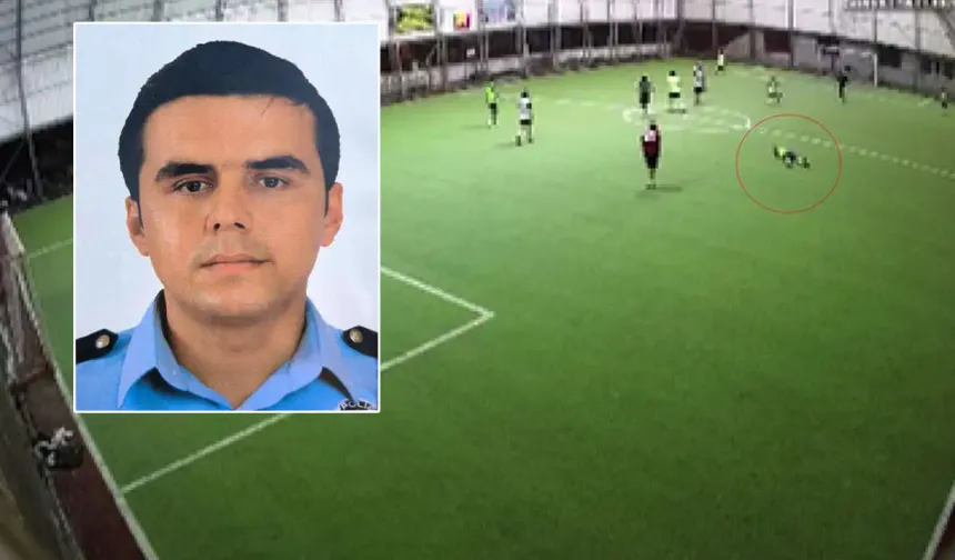 Hatay'da halı sahada kalp krizi geçiren polis memuru hayatını kaybetti