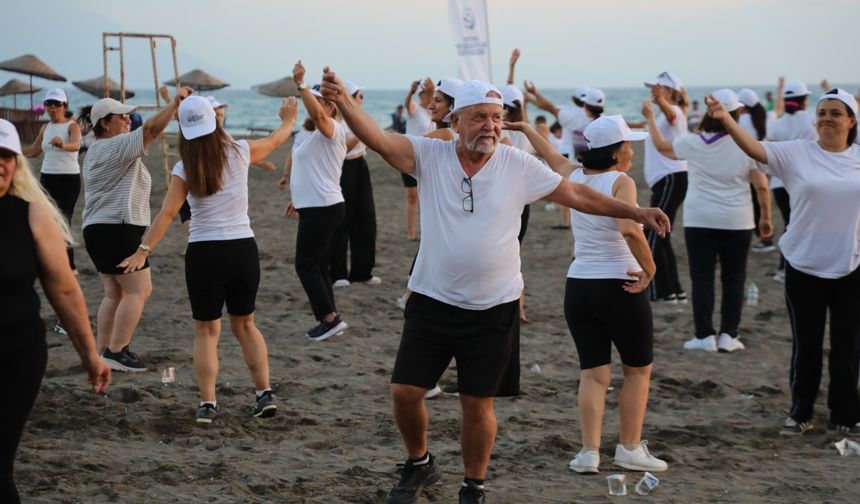 Çevlik Sahili’nde Spor ve Sağlık Dolu Etkinlik”