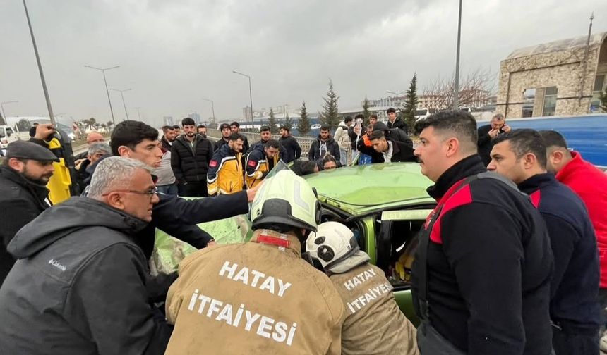 Antakya’da Feci Kaza!