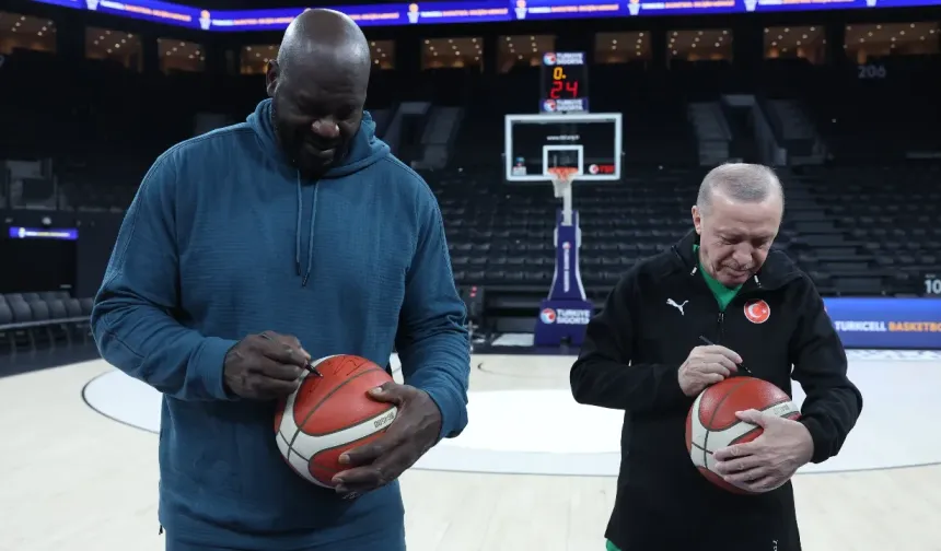 Cumhurbaşkanı Erdoğan, NBA Efsanesi Shaquille O’Neal ile Görüştü