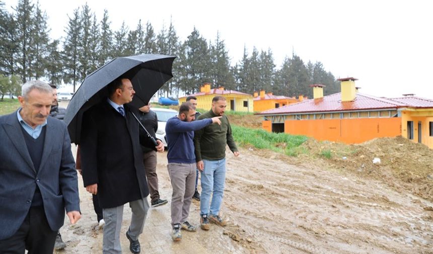 Kırsal Konut Çalışmaları Hız Kesmeden Sürüyor