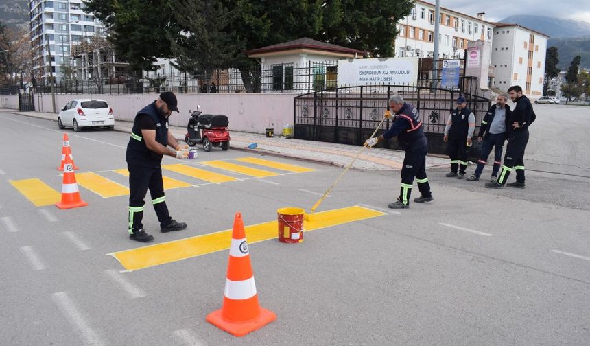 Yaya Geçitleri ve Sinyalizasyon Sistemleri Yenileniyor