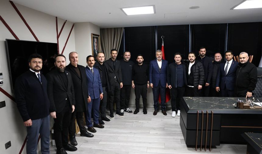 Başkan Öntürk TÜGVA Heyetini Ağırladı