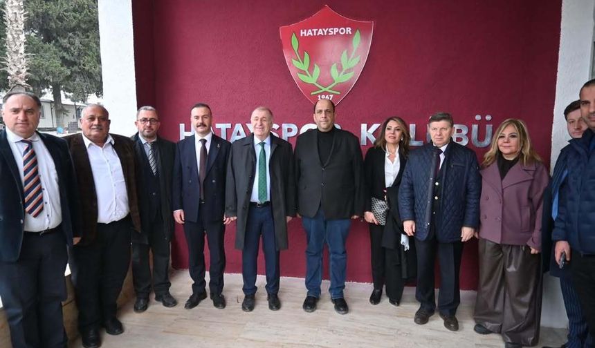 Ümit Özdağ’dan Hatayspor’a Ziyaret