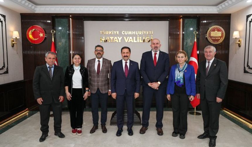 Vali Masatlı Muhtarlar Heyetini Kabul Etti