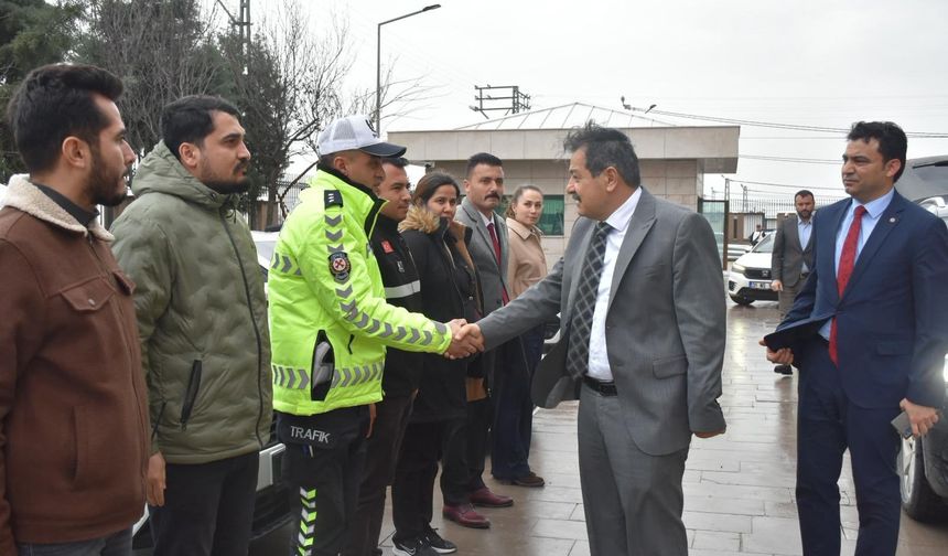 Rüştü YILMAZ’dan Kırıkhan İlçe Emniyet Müdürlüğü’ne ziyaret