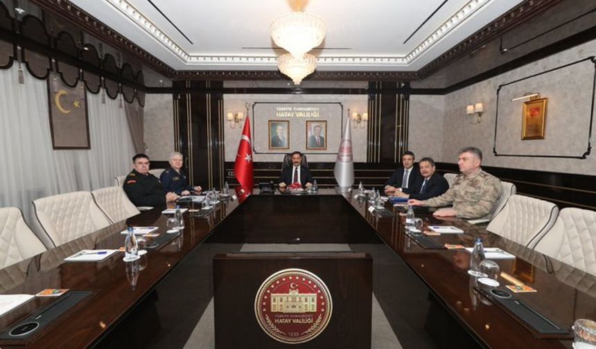 Mustafa Masatlı başkanlığında Asayiş Toplantısı