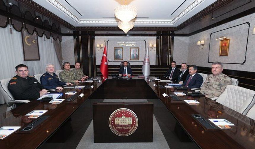 Mustafa Masatlı Başkanlığında Asayiş Toplantısı