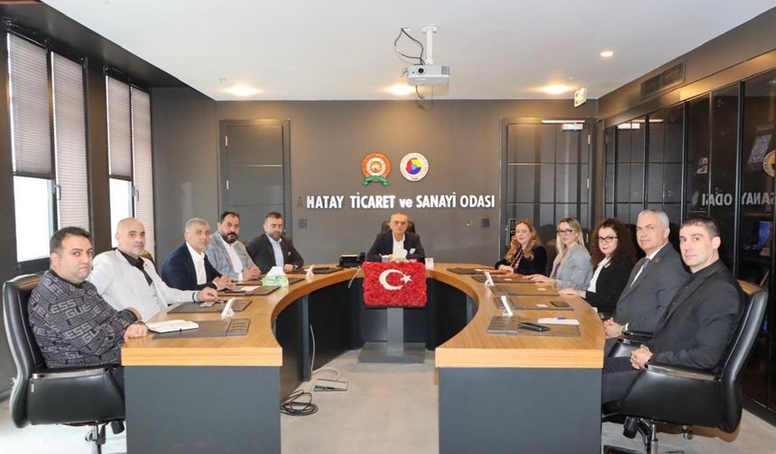 Hatay TSO’ya Arnavutluk Heyeti Ziyareti