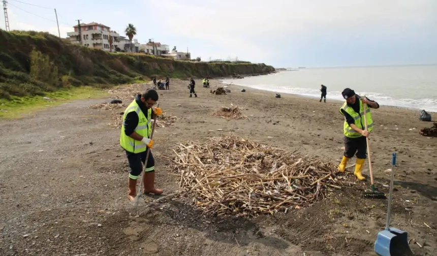 Hatay Sahillerinde Yağış Sonrası Seferberlik