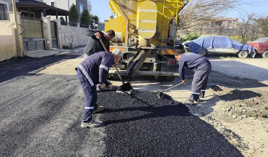 Antakya’da Ulaşım İçin Asfalt Onarımı