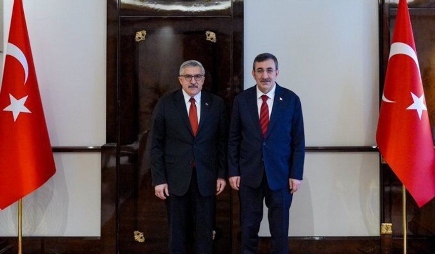 Hüseyin Yayman’dan Cumhurbaşkanı Yardımcısı Cevdet Yılmaz’a Ziyaret