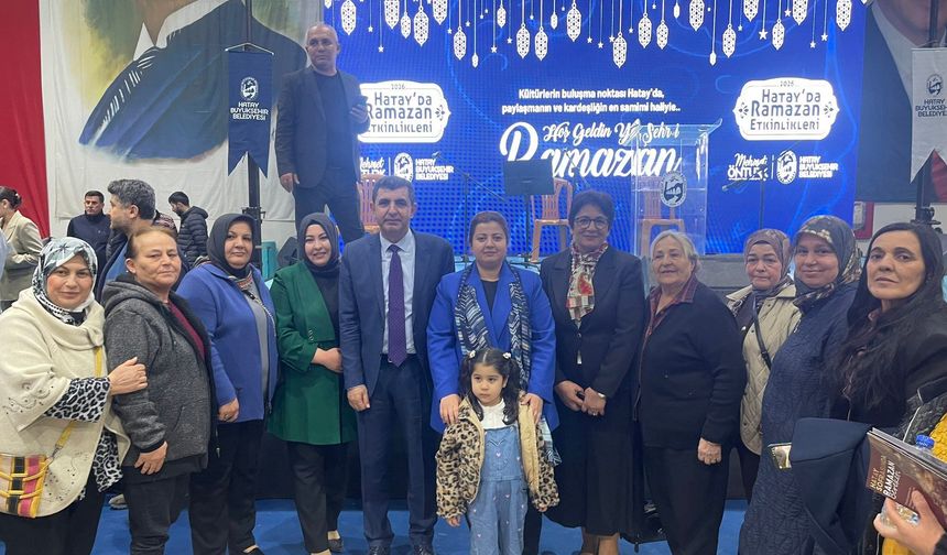 AK Kadın Hatay, Erzin’de iftar programına katıldı