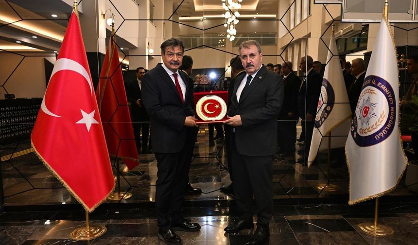 BBP Genel Başkanı Destici’den Hatay Emniyeti’ne Ziyaret