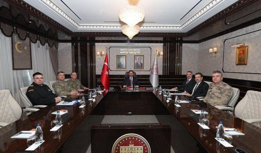 Hatay’da Güvenlik Masaya Yatırıldı