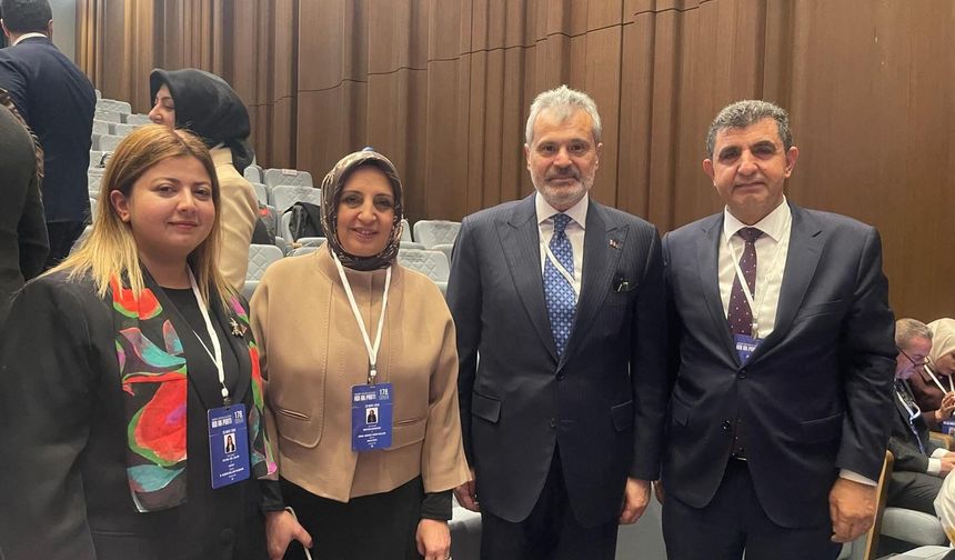 Hatay heyeti, AK Parti Genel Merkez’deki İl Başkanları Toplantısı’na katıldı