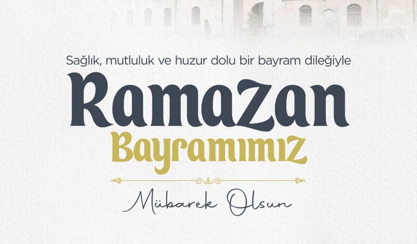 Başkan Yapar, Ramazan Bayramını Kutladı