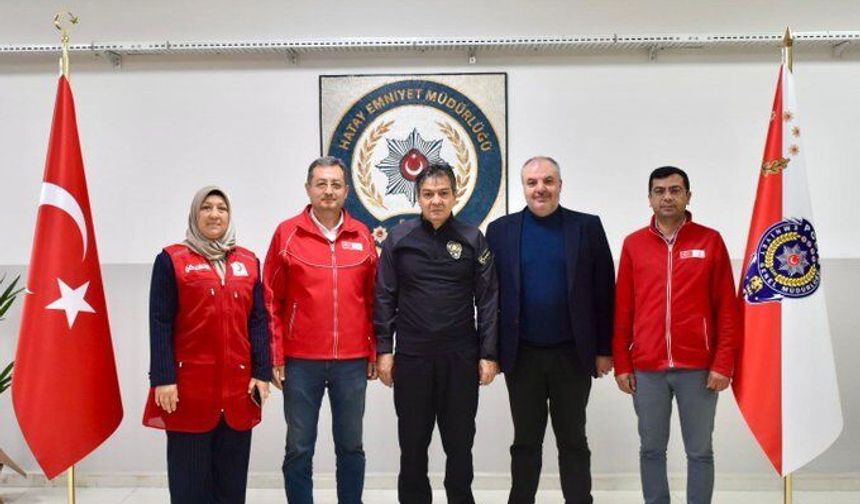 Emniyet Müdürü Yılmaz, Kızılay Heyetini Ağırladı
